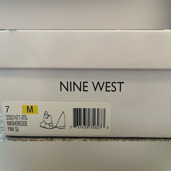 Nine West D’orsay pink bow flat - Picture 5 of 5
